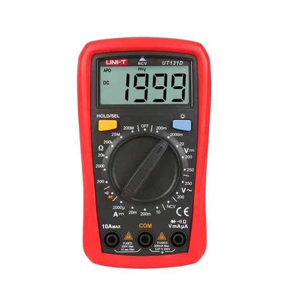 UNI-T UT131D Rəqəmsal Multimetr (NCV və Temperatur Ölçmə Funksiyalı)