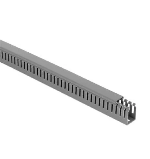 Delikli Kabel Kanalı 25x40 (Mavi-Gri)