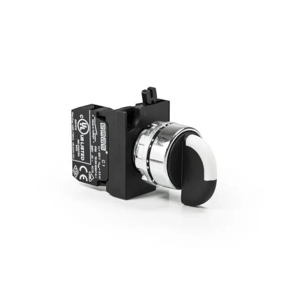 Emas CM Seriyası Metal 1NO 0-I 60° Seçici Stay-Put 22 mm — CM100S20
